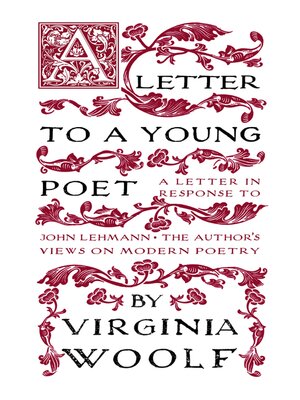 cover image of A Letter to a Young Poet